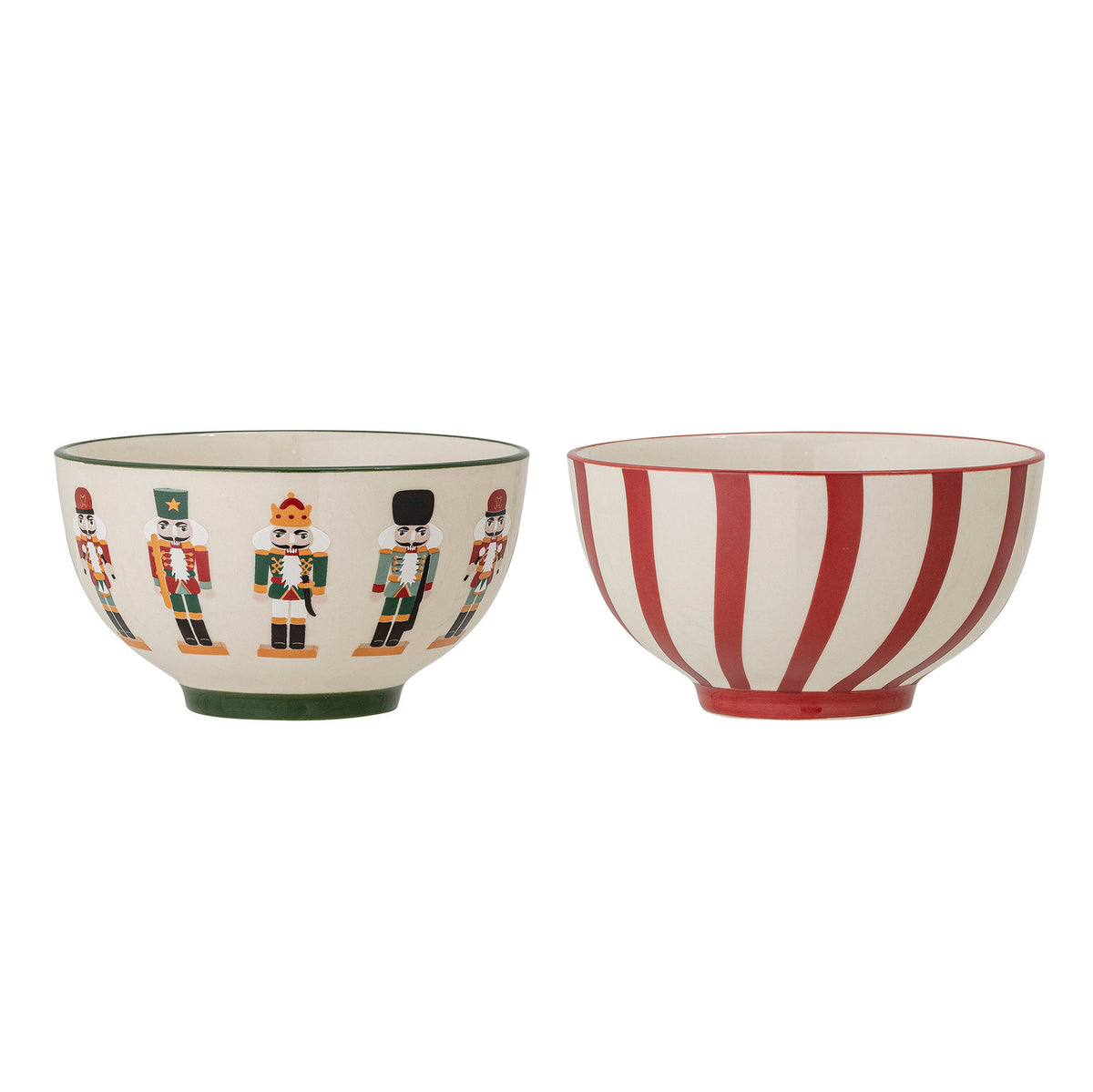 Jolly Schale, Rot, Steingut in Rot präsentiert im Onlineshop von KAQTU Design AG. Schale ist von Bloomingville