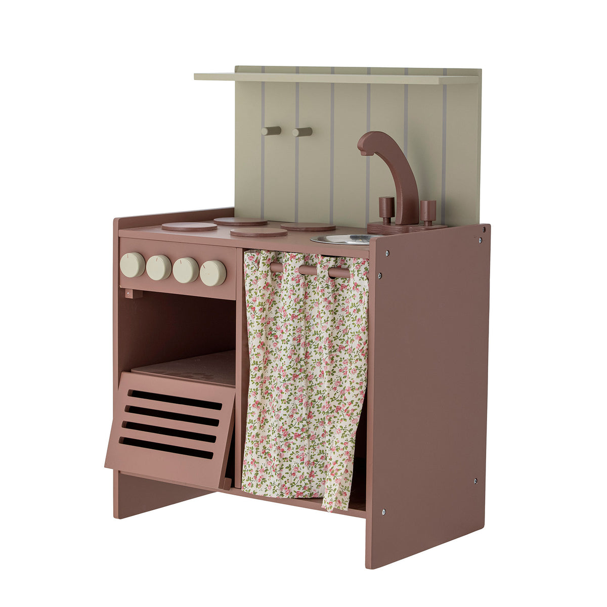Pippi Mini-Ofen, Braun, MDF in Brown präsentiert im Onlineshop von KAQTU Design AG. Küche Kids ist von Bloomingville Mini