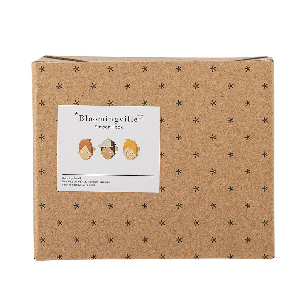 Simson Haken, Braun, MDF in Brown präsentiert im Onlineshop von KAQTU Design AG. Kleiderhaken ist von Bloomingville Mini