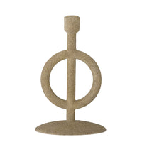 Flikka Kerzenhalter, Beige, Polyresin