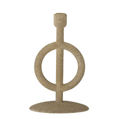 Flikka Kerzenhalter, Beige, Polyresin