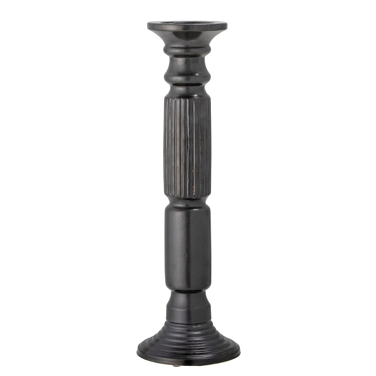 Millas Kerzenständer, Schwarz, Keramik in Black präsentiert im Onlineshop von KAQTU Design AG. Kerzenständer ist von Bloomingville