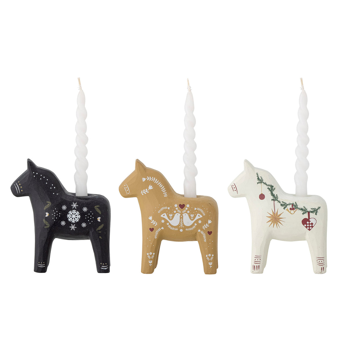 Siffer Kerzenständer, Weiá, Polyresin in White präsentiert im Onlineshop von KAQTU Design AG. Kerzenständer ist von Bloomingville