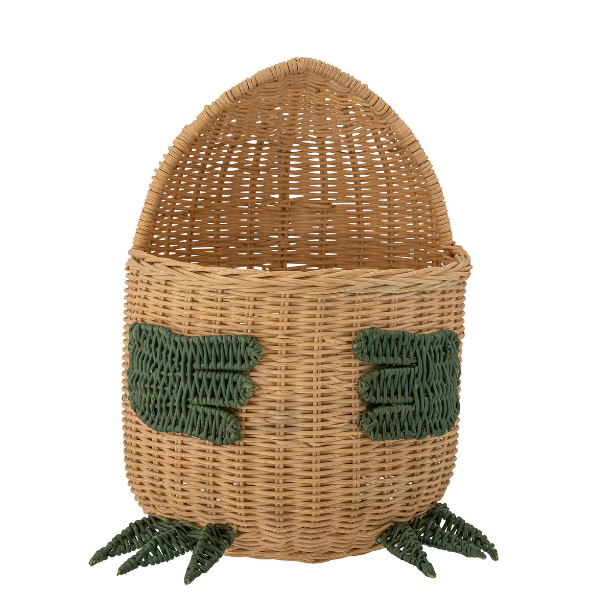 Eddi Korb, Natur, Rattan in Nature präsentiert im Onlineshop von KAQTU Design AG. Aufbewährungskörbe ist von Bloomingville Mini
