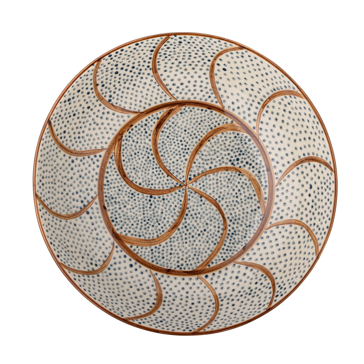 Heikki Schale, Braun, Steingut in Brown präsentiert im Onlineshop von KAQTU Design AG. Schale ist von Bloomingville