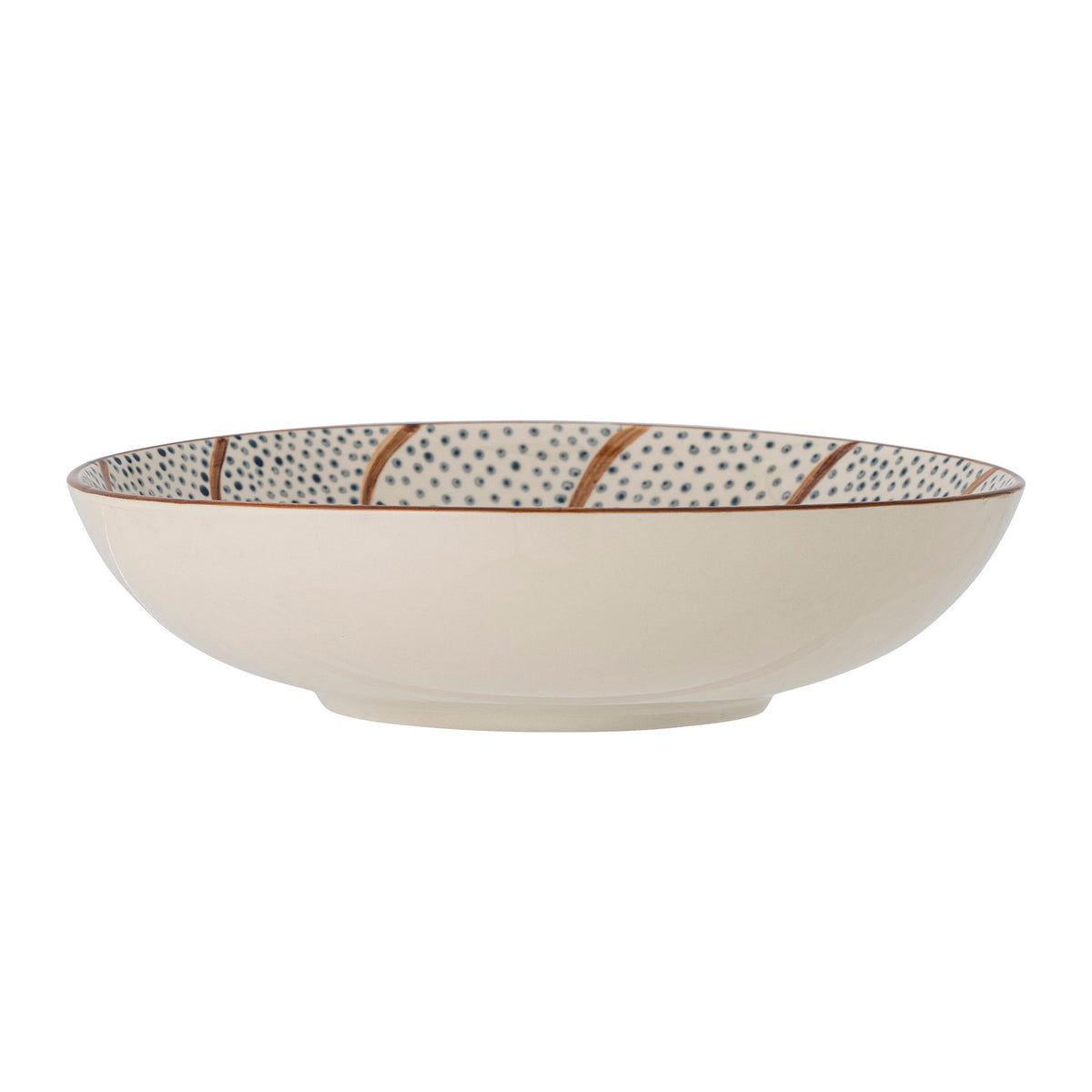 Heikki Schale, Braun, Steingut in Brown präsentiert im Onlineshop von KAQTU Design AG. Schale ist von Bloomingville