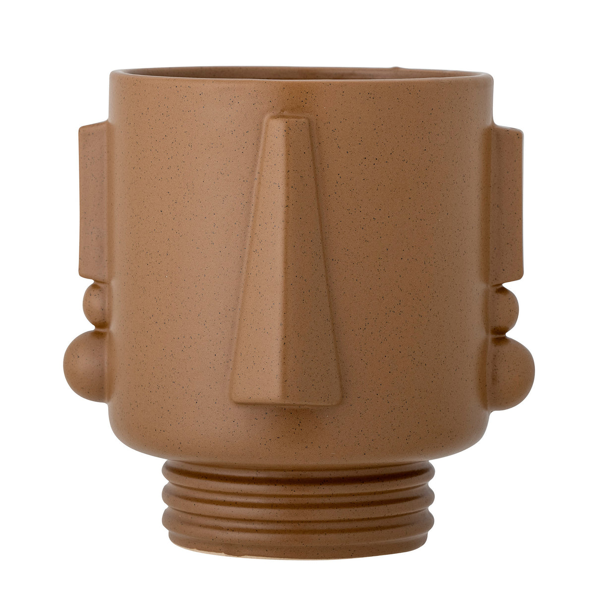 Guxim Blumentopf, Braun, Steingut in Brown präsentiert im Onlineshop von KAQTU Design AG. Blumentopf ist von Bloomingville