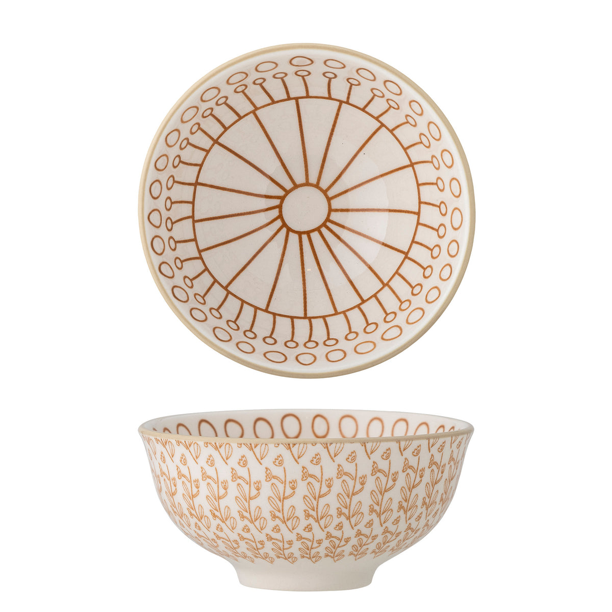 Maple Schale, Orange, Steingut in Orange präsentiert im Onlineshop von KAQTU Design AG. Schalen ist von Creative Collection