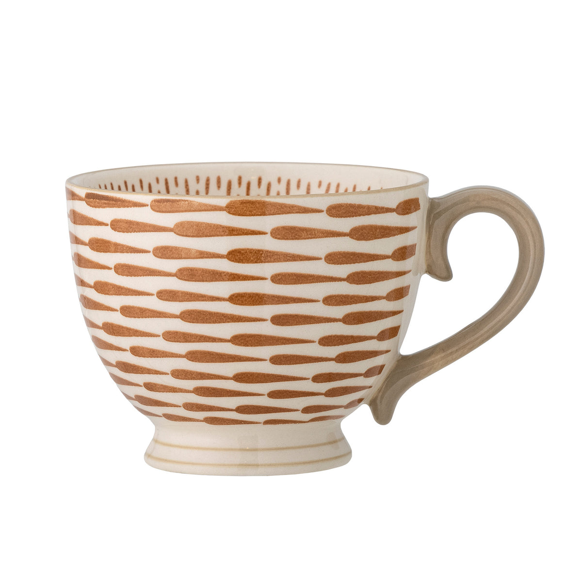 Maple Becher, Orange, Steingut in Orange präsentiert im Onlineshop von KAQTU Design AG. Tasse ist von Creative Collection