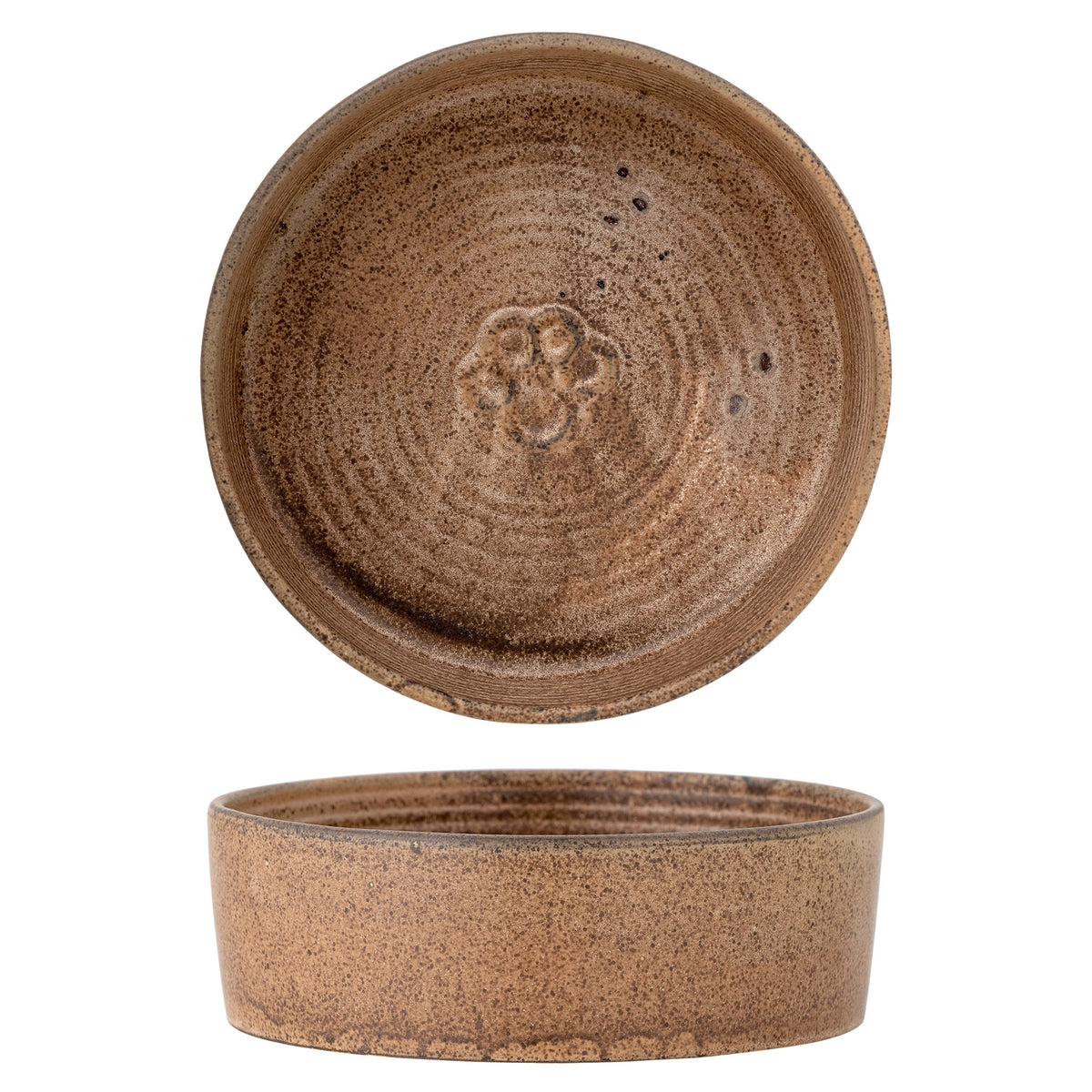 Buddy Schale, Braun, Steingut in Brown präsentiert im Onlineshop von KAQTU Design AG. Haustierbedarf ist von Bloomingville