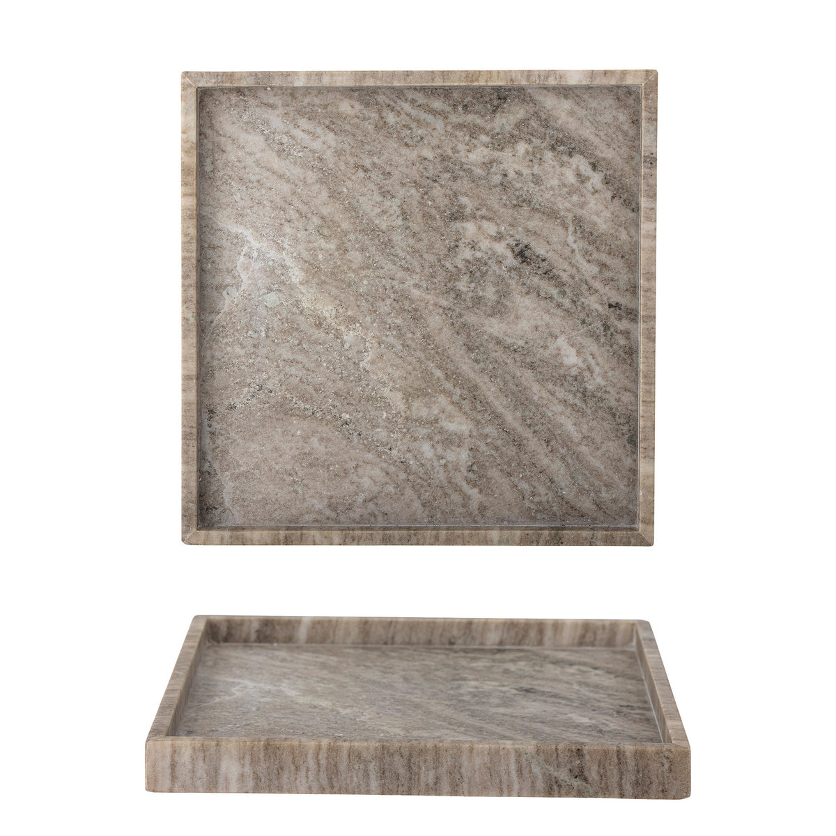 Majsa Tablett, Braun, Marmor in Brown präsentiert im Onlineshop von KAQTU Design AG. Tablett ist von Bloomingville