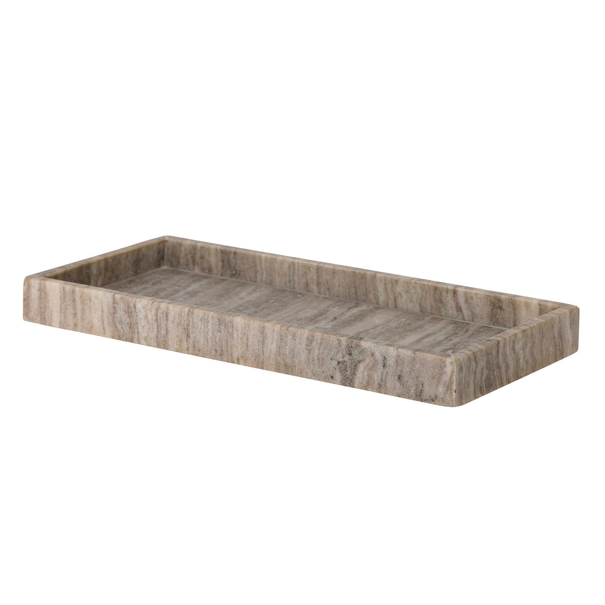 Majsa Tablett, Braun, Marmor in Brown präsentiert im Onlineshop von KAQTU Design AG. Tablett ist von Bloomingville