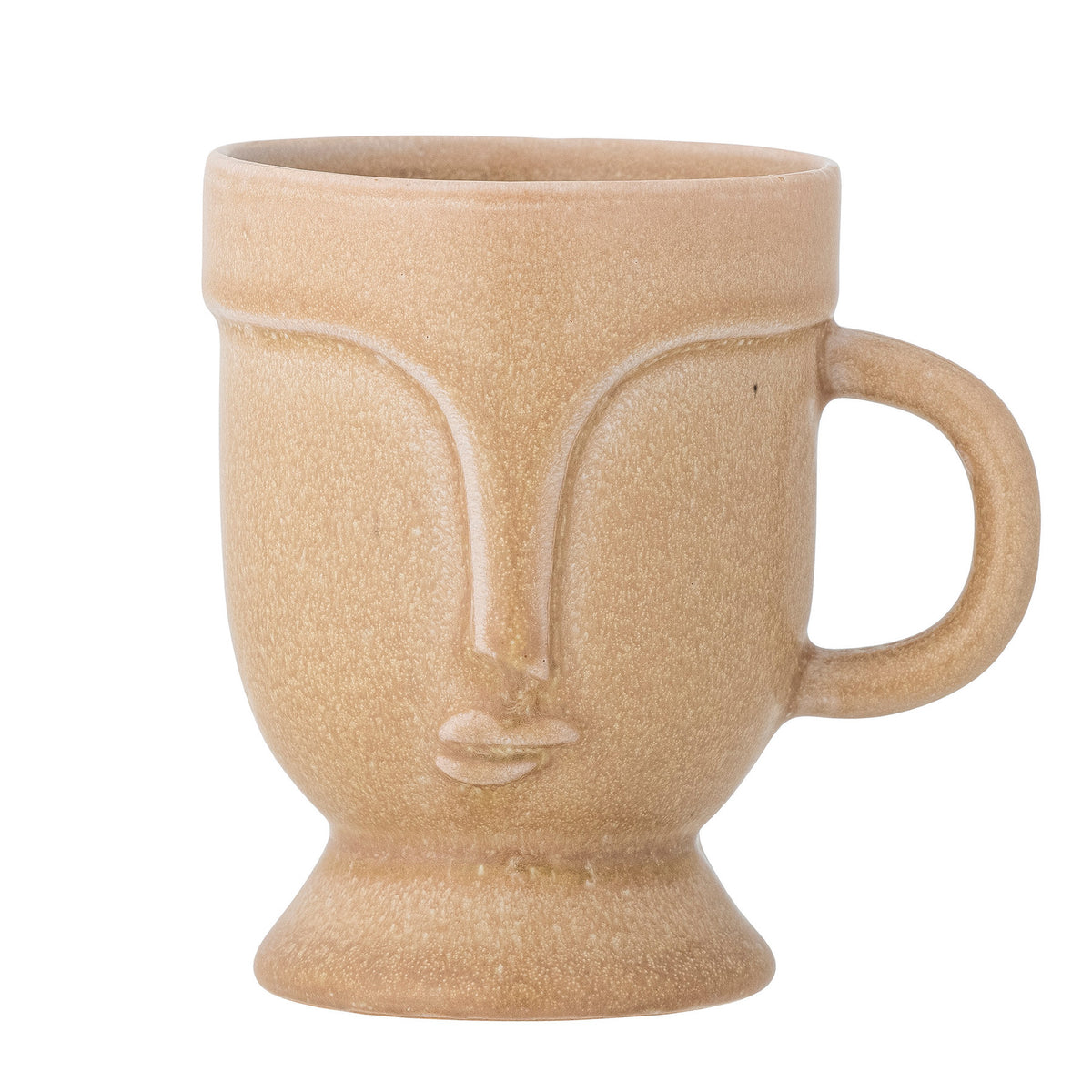 Sameen Becher, Braun, Steingut in Brown präsentiert im Onlineshop von KAQTU Design AG. Tasse ist von Bloomingville