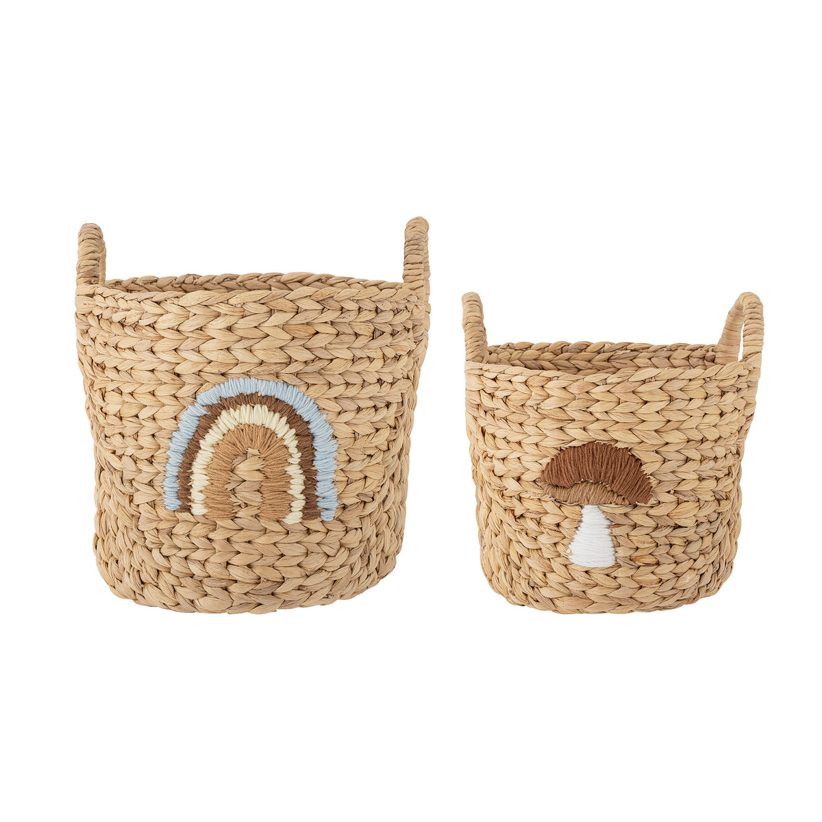 Agnes Korb, Natur, Wasserhyazinthe in Nature präsentiert im Onlineshop von KAQTU Design AG. Aufbewährungskörbe ist von Bloomingville Mini