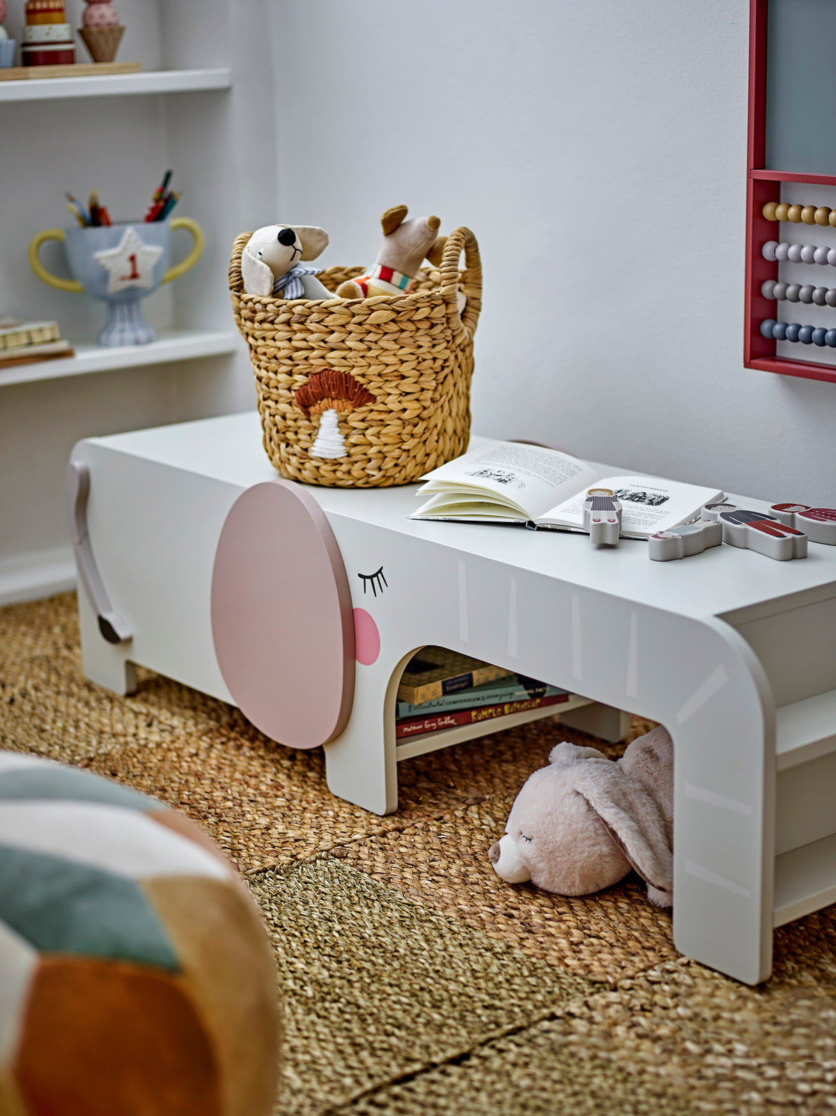 Agnes Korb, Natur, Wasserhyazinthe in Nature präsentiert im Onlineshop von KAQTU Design AG. Aufbewährungskörbe ist von Bloomingville Mini
