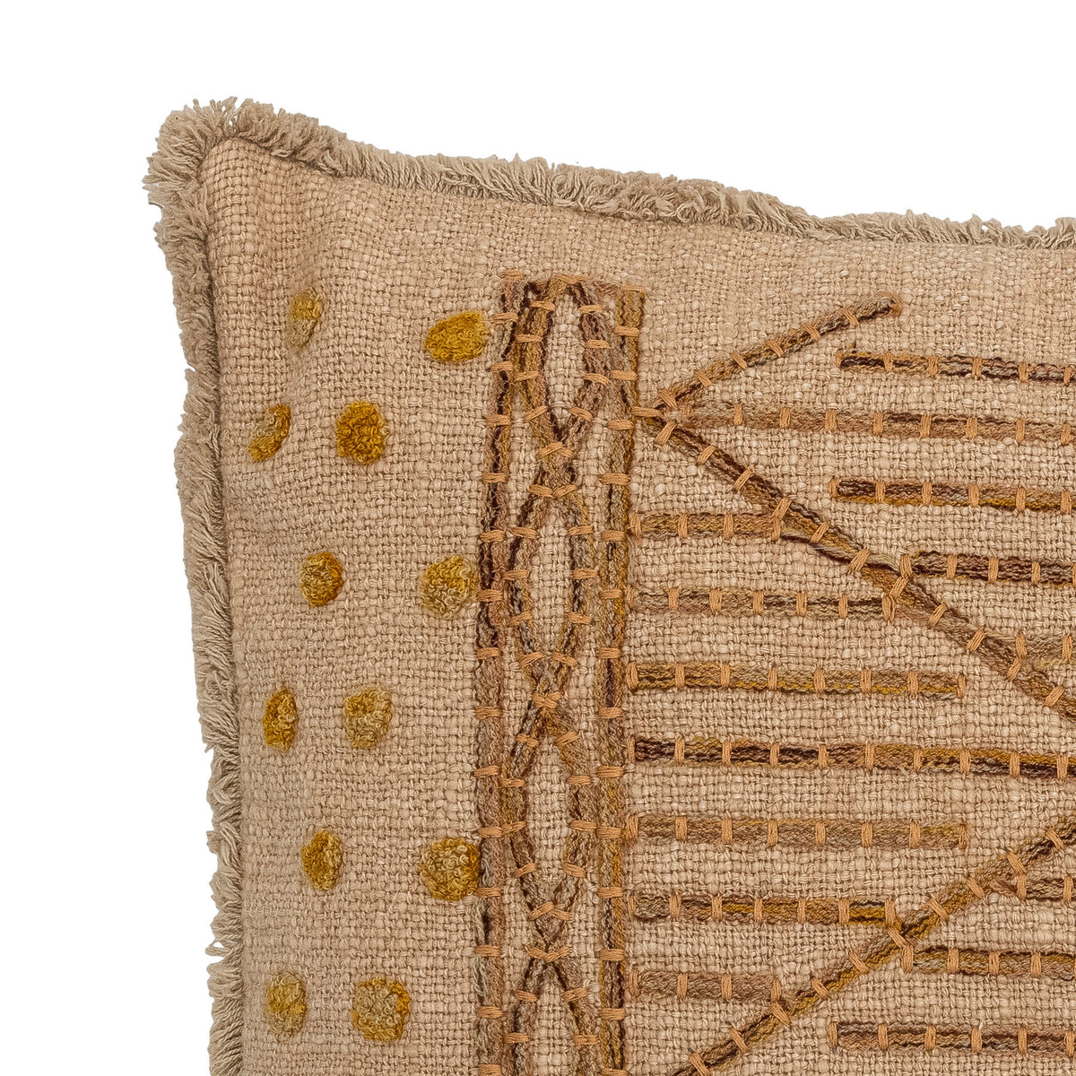 Taranto Kissen, Natur, Baumwolle in Nature präsentiert im Onlineshop von KAQTU Design AG. Deko Kissen ist von Bloomingville