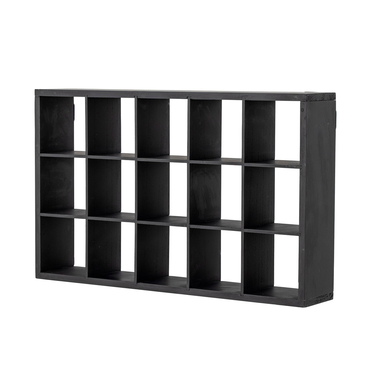 Olinn Regal, Schwarz, Tannenholz in Black präsentiert im Onlineshop von KAQTU Design AG. Wandregal ist von Bloomingville