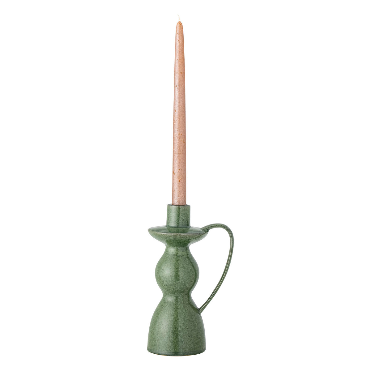Fija Kerzenhalter, Grün, Steingut in Green präsentiert im Onlineshop von KAQTU Design AG. Kerzenständer ist von Bloomingville