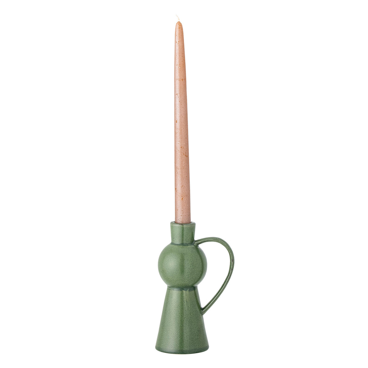 Fija Kerzenhalter, Grün, Steingut in Green präsentiert im Onlineshop von KAQTU Design AG. Kerzenständer ist von Bloomingville