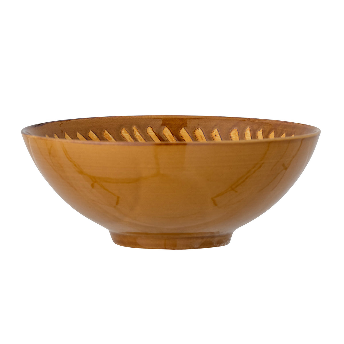 Heikki Schale, Braun, Steingut in Brown präsentiert im Onlineshop von KAQTU Design AG. Schale ist von Bloomingville