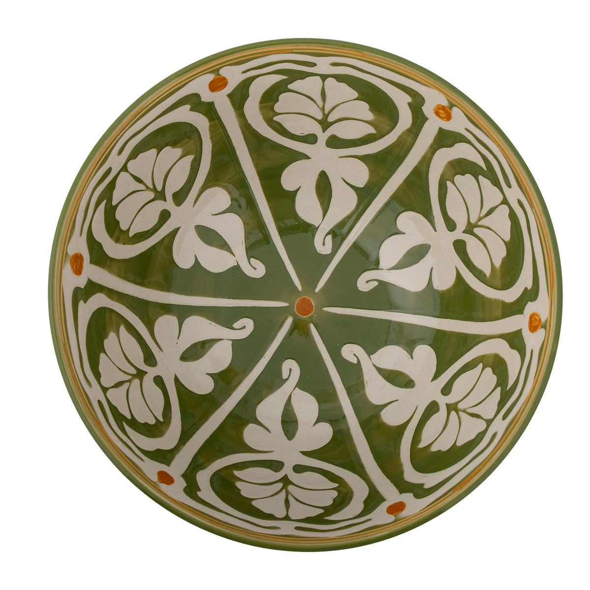 Heikki Schale, Grün, Steingut in Green präsentiert im Onlineshop von KAQTU Design AG. Schale ist von Bloomingville