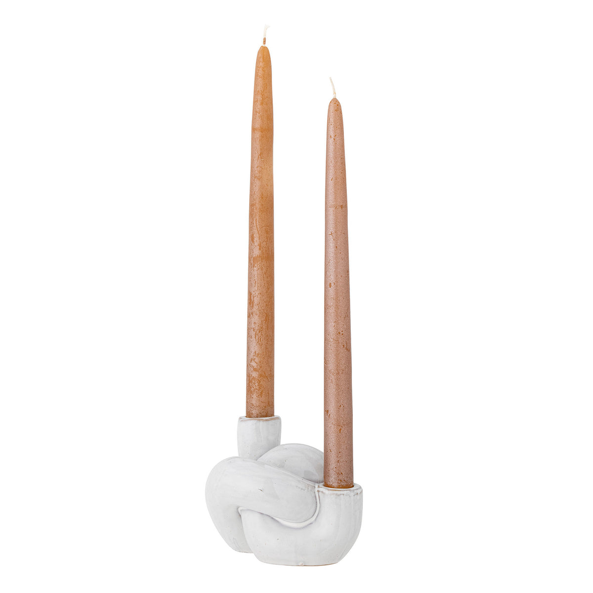 Haydn Kerzenhalter, Weiá, Steingut in White präsentiert im Onlineshop von KAQTU Design AG. Kerzenständer ist von Bloomingville