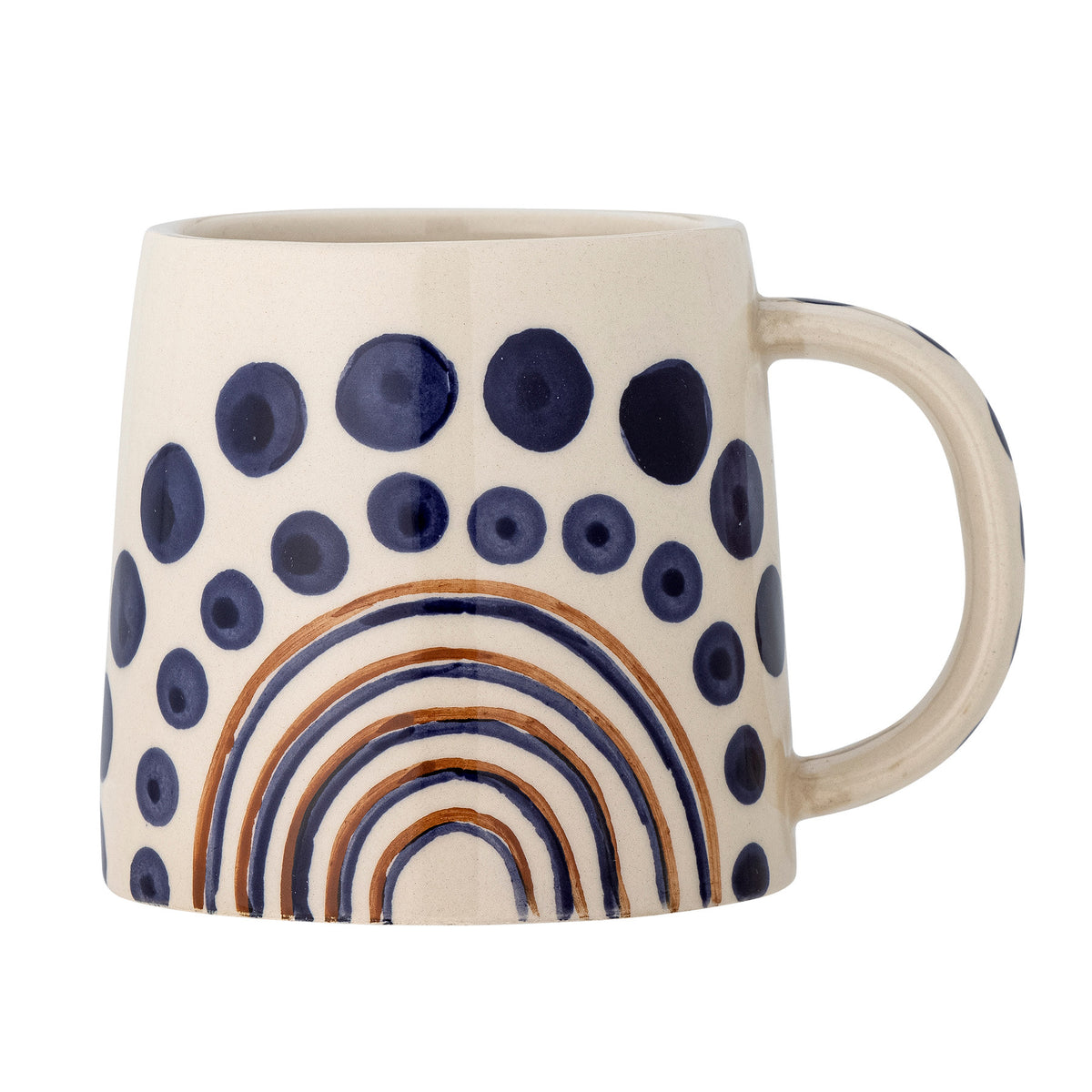 Shama Becher, Orange, Steingut in Orange präsentiert im Onlineshop von KAQTU Design AG. Tasse ist von Bloomingville