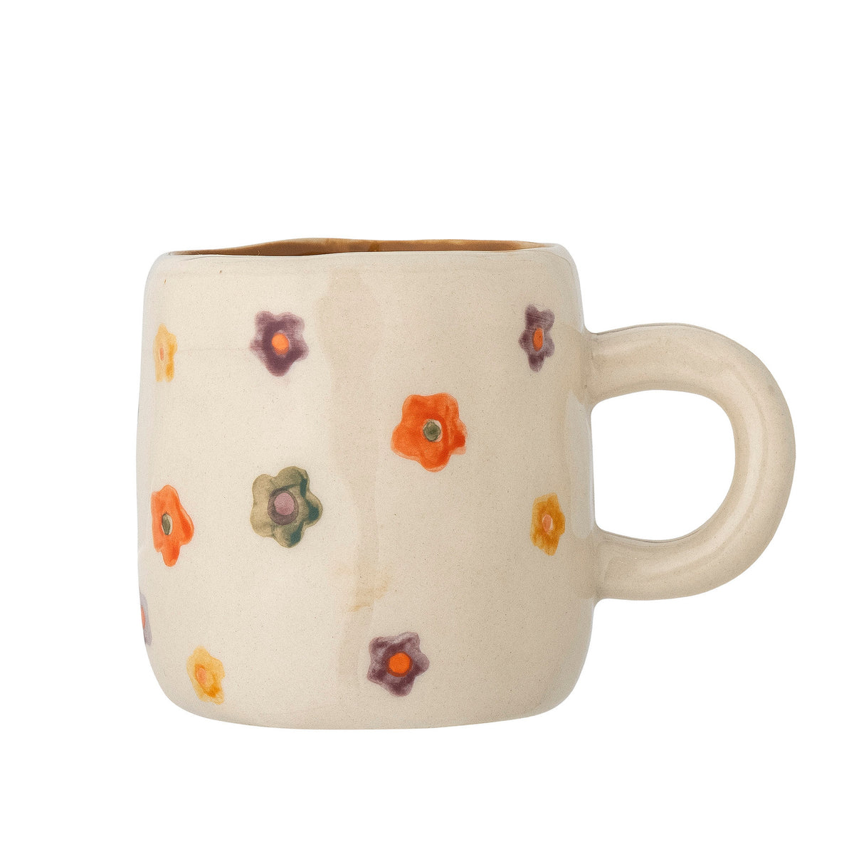 Addy Tasse, Natur, Steingut in Nature präsentiert im Onlineshop von KAQTU Design AG. Tasse ist von Bloomingville Mini