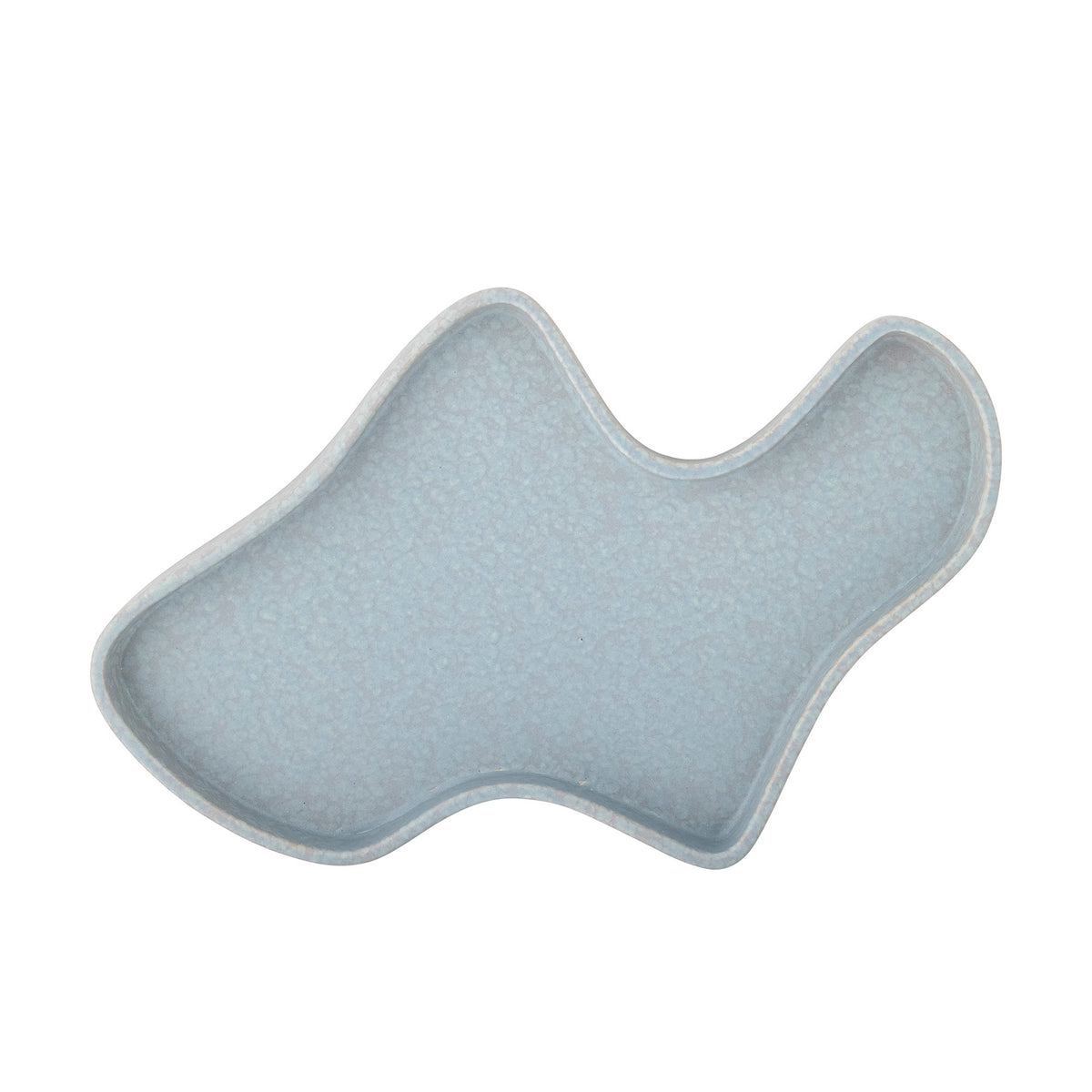 Lakey Tablett, Blue, Steingut in Blue präsentiert im Onlineshop von KAQTU Design AG. Tablett ist von Bloomingville