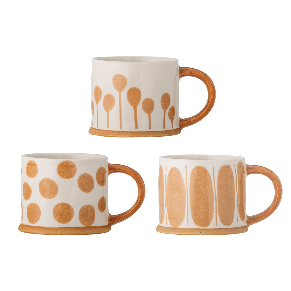 Linora Becher, Braun, Steingut in Braun präsentiert im Onlineshop von KAQTU Design AG. Tasse ist von Creative Collection