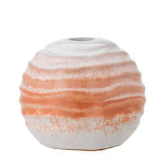 Paula Kerzenhalter, Orange, Steingut
