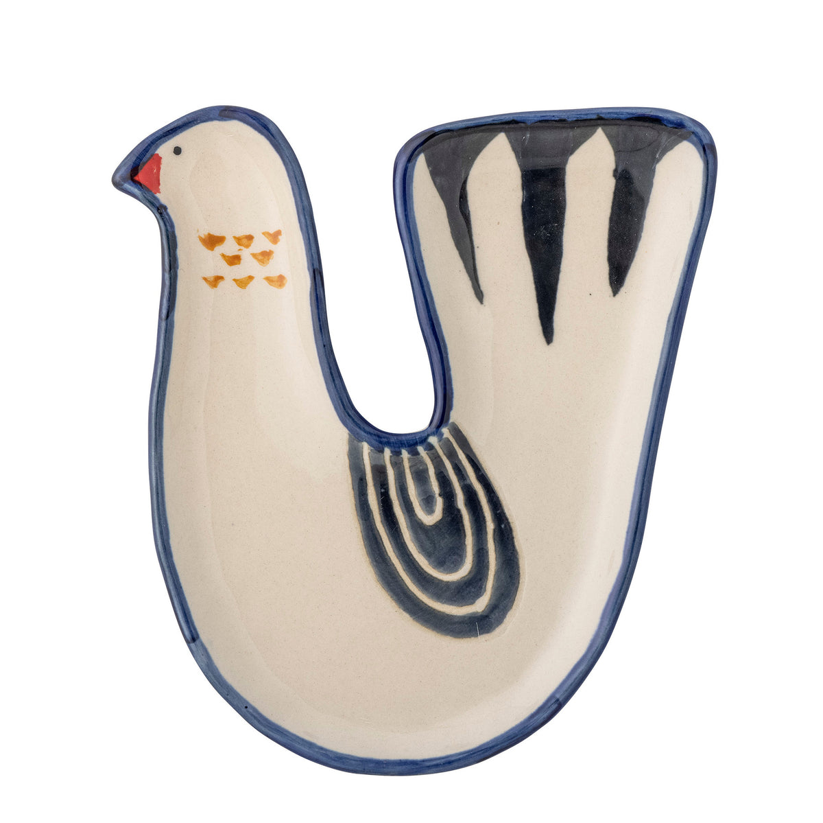 Trudy Schale, Weiss, Steingut in Weiss präsentiert im Onlineshop von KAQTU Design AG. Schale ist von Bloomingville
