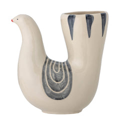Trudy Vase, Weiss, Steingut