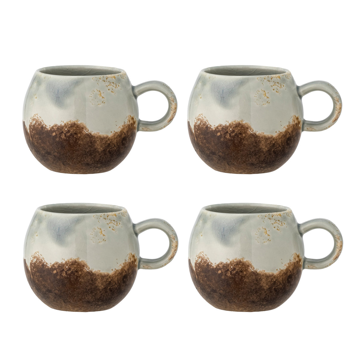 Paula Tasse, Multipack, Braun, Steingut in Brown präsentiert im Onlineshop von KAQTU Design AG. Tasse ist von Bloomingville