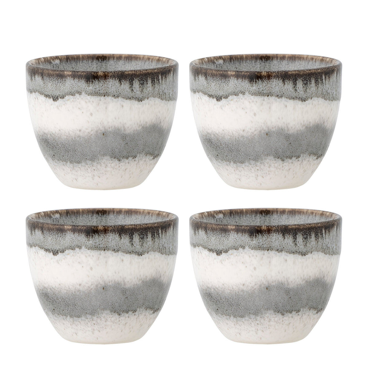 Paula Tasse, Multipack, Grau, Steingut in Grey präsentiert im Onlineshop von KAQTU Design AG. Tasse ist von Bloomingville