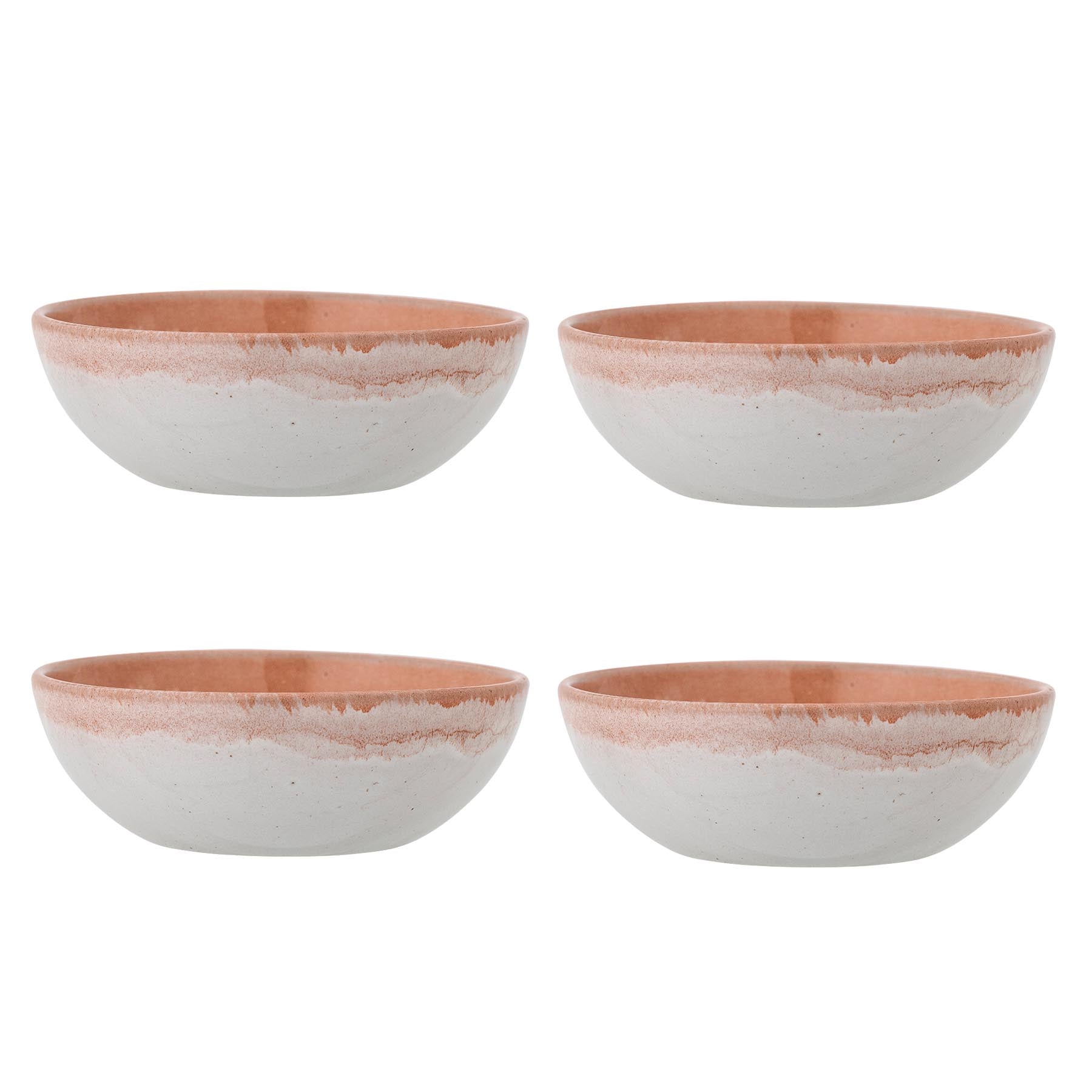 Paula Schale, Multipack, Orange, Steingut in Orange präsentiert im Onlineshop von KAQTU Design AG. Schale ist von Bloomingville