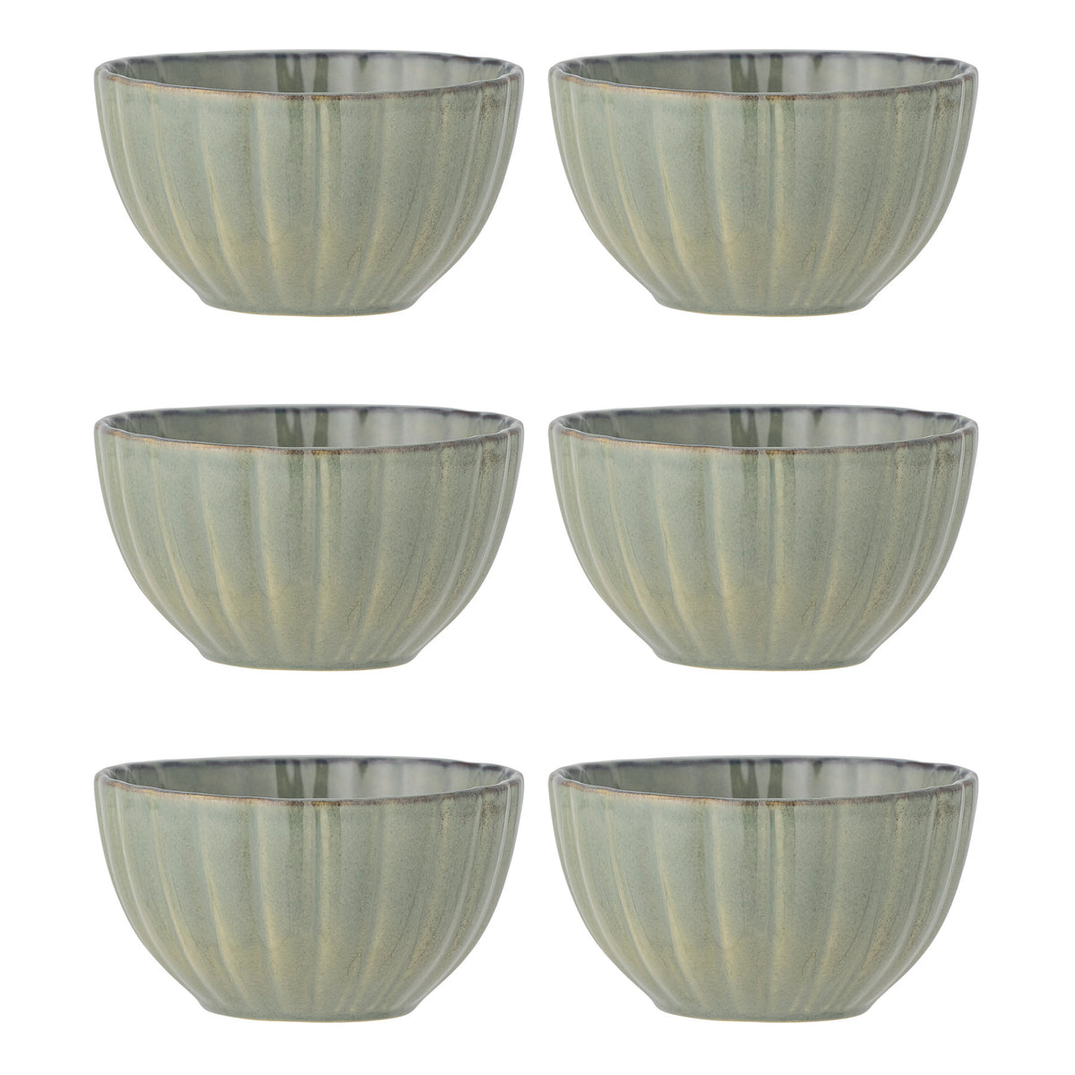 Latina Schale, Multipack, Grün, Steingut in Green präsentiert im Onlineshop von KAQTU Design AG. Schale ist von Bloomingville