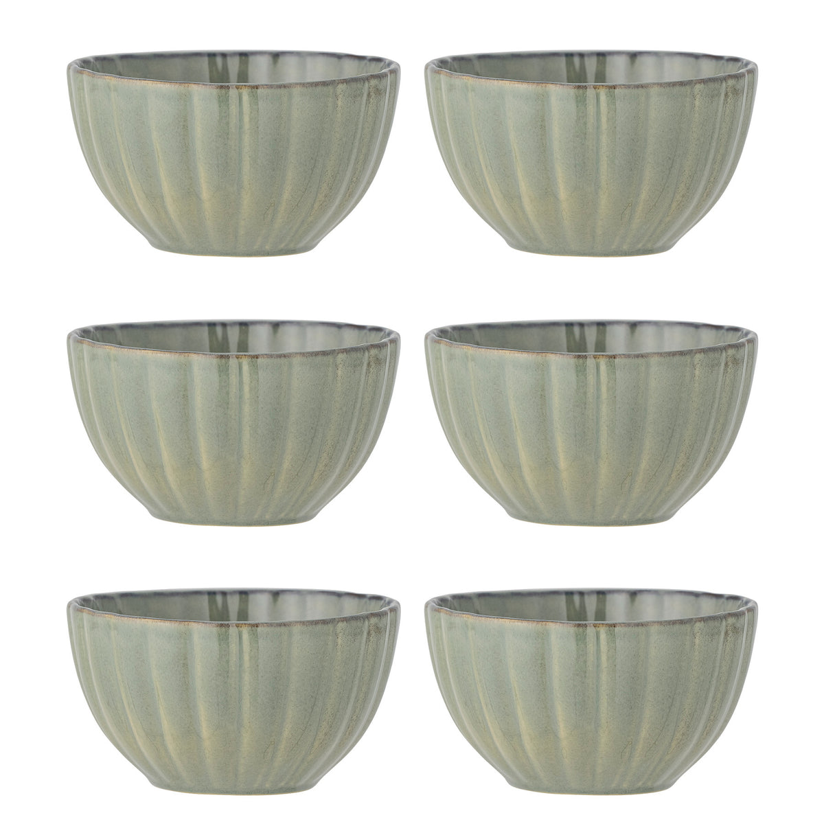 Latina Schale, Multipack, Grün, Steingut in Green präsentiert im Onlineshop von KAQTU Design AG. Schale ist von Bloomingville
