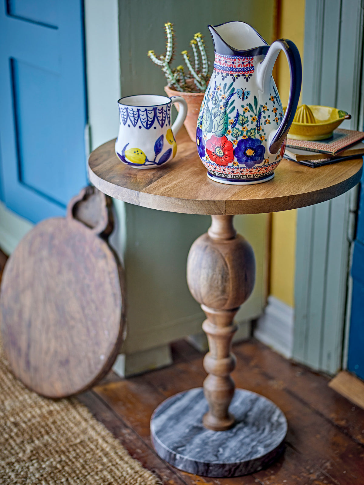 Maxima Becher, Blue, Steingut in Blau präsentiert im Onlineshop von KAQTU Design AG. Tasse ist von Creative Collection