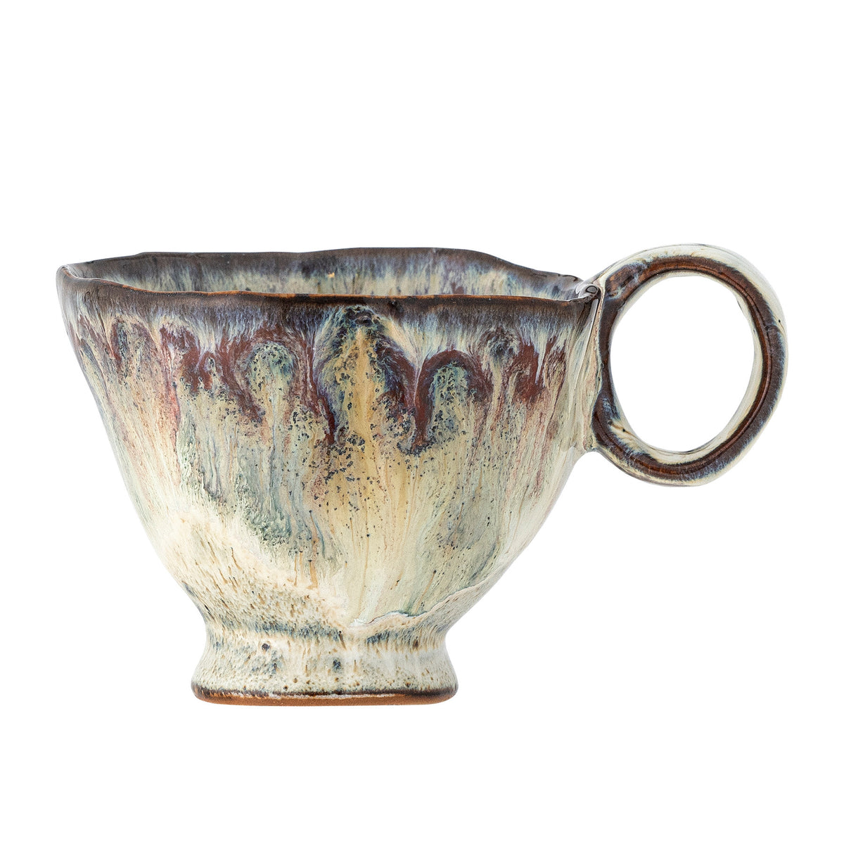 Imogen Tasse, Grau, Steingut in Grau präsentiert im Onlineshop von KAQTU Design AG. Tasse ist von Bloomingville