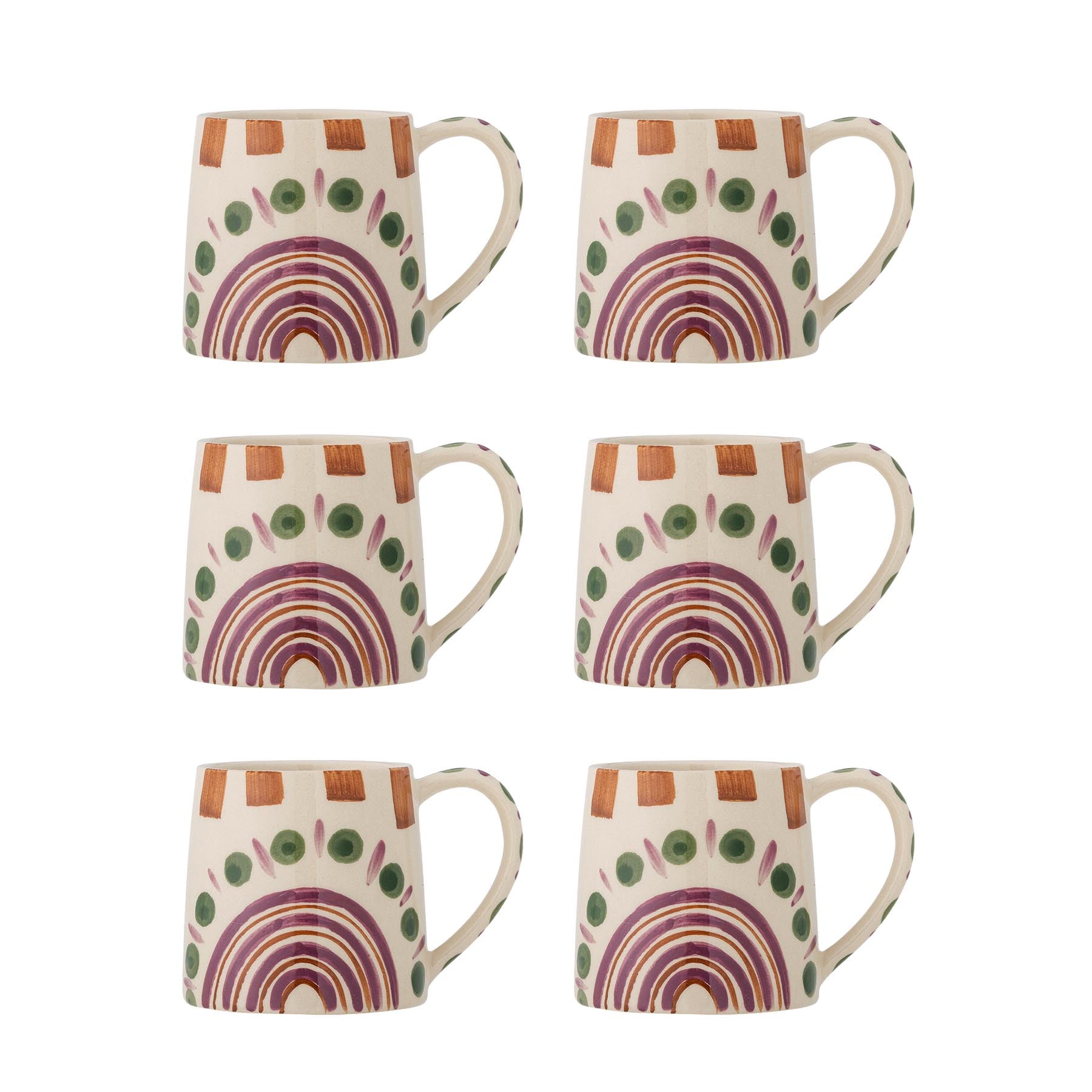 Shama Tasse, Multipack, Bunt, Steingut in Multi präsentiert im Onlineshop von KAQTU Design AG. Tasse ist von Bloomingville