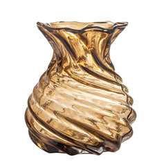 Rylo Vase, Braun, Glas