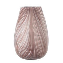 Ennis Vase, Rose, Glas