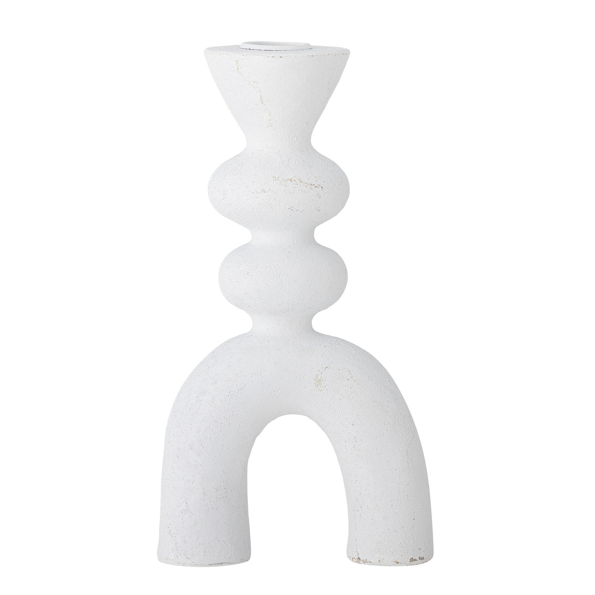 Syra Kerzenhalter, Weiss, Polyresin in Weiss präsentiert im Onlineshop von KAQTU Design AG. Kerzenständer ist von Bloomingville