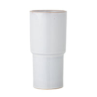 Marji Vase, Weiss, Steingut