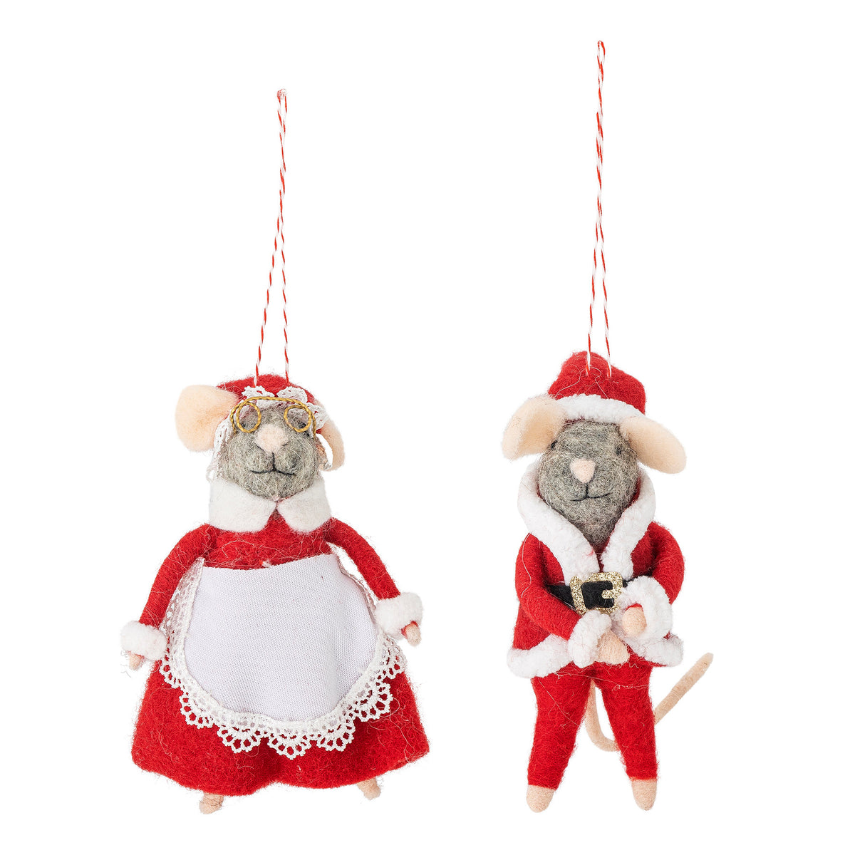 Peo Ornament, Rot, Wolle in Rot präsentiert im Onlineshop von KAQTU Design AG. Ornament ist von Bloomingville