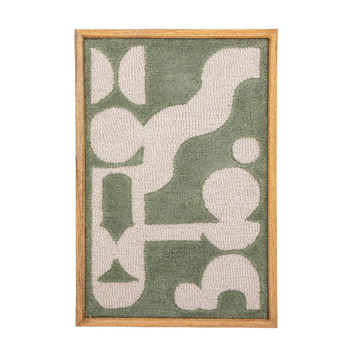 Longton Wanddekoration, Grün, Wolle in Grün präsentiert im Onlineshop von KAQTU Design AG. Wanddeko ist von Bloomingville