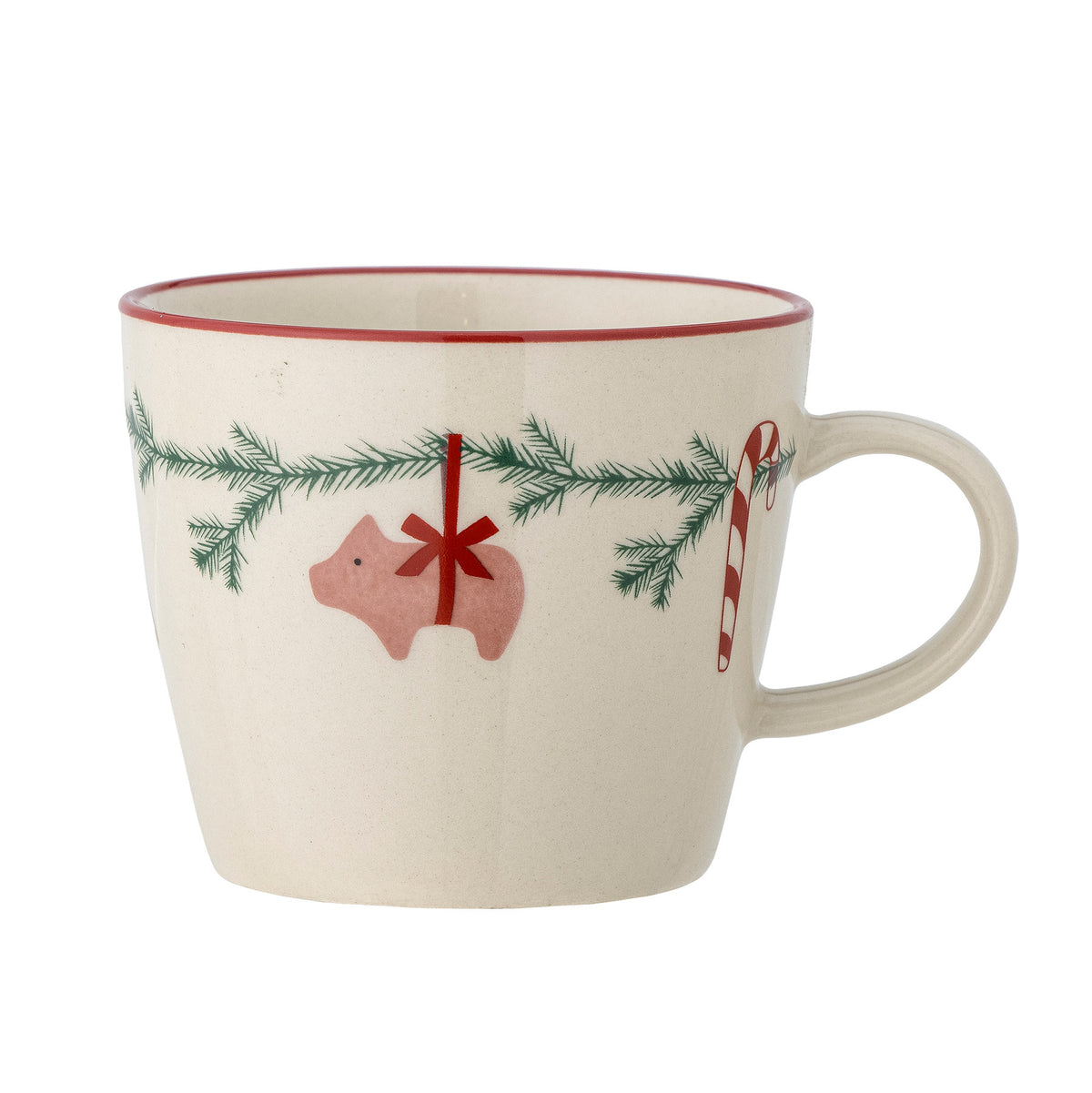 Yule Becher, Natur, Steingut in Natur präsentiert im Onlineshop von KAQTU Design AG. Tasse ist von Bloomingville
