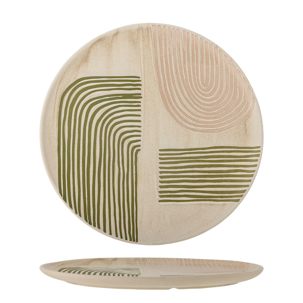 Amica Servierplatte, Rose, Steingut in Rose präsentiert im Onlineshop von KAQTU Design AG. Servierplatten ist von Bloomingville
