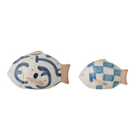 Eviaya Deko, Blau, Steingut